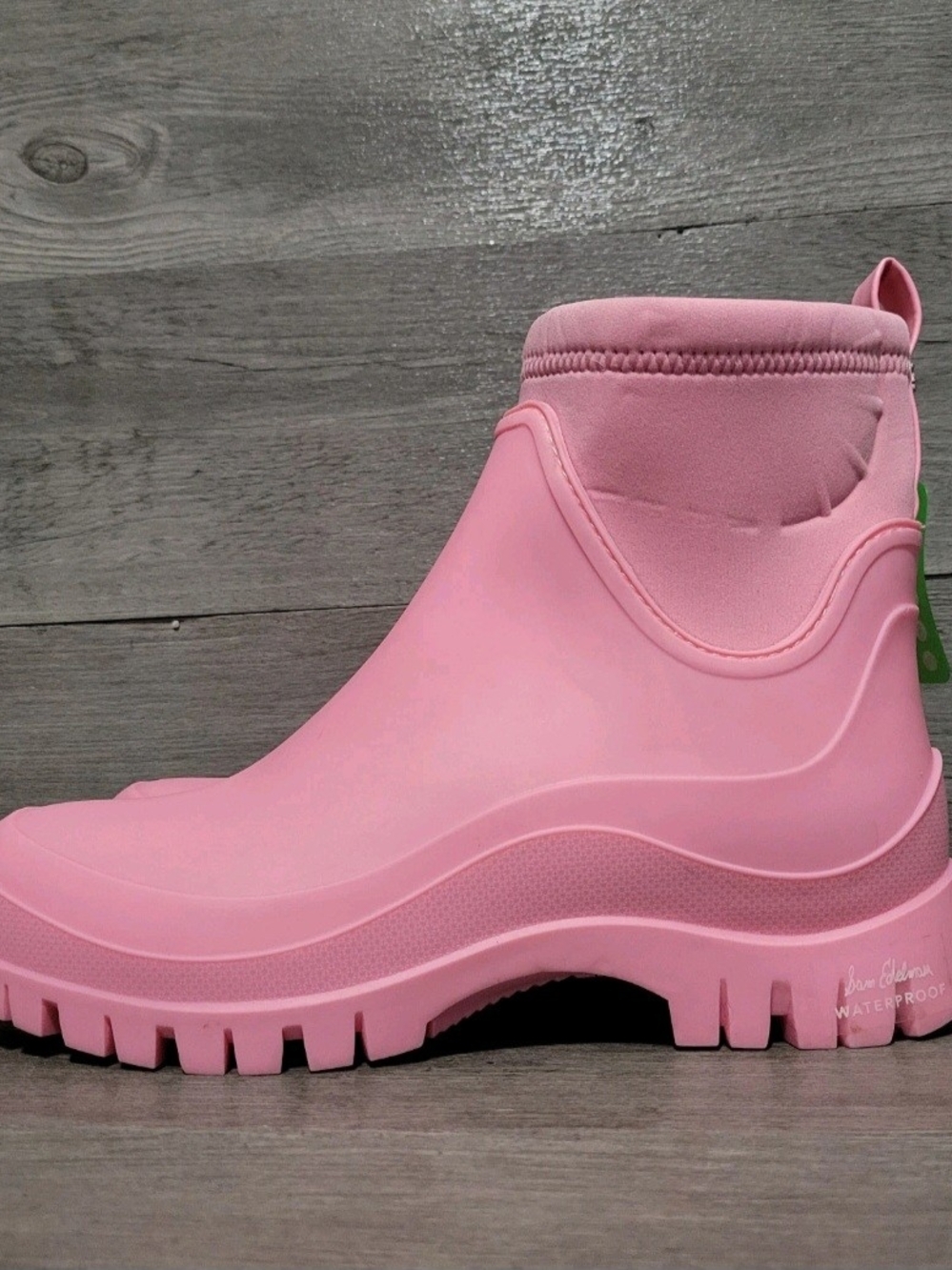Sam Edelman Women's Louisa Rain Booties Size 10 pink Boots - Picture 3 of 3